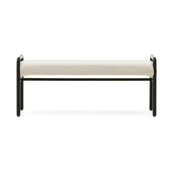 Must-kreem šenillist pink Macaret - Kave Home