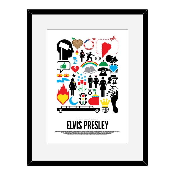 Plakát Elvis Presley, 50x70 cm
