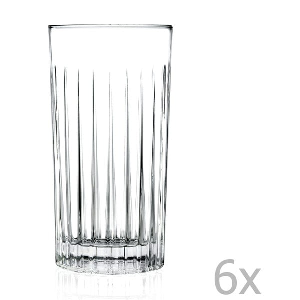 Sada 6 sklenic z křišťálového skla Côté Table Tiziana, 440 ml