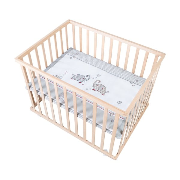 Ratastega mänguaed 100x75 cm Jumbo Twins - Roba