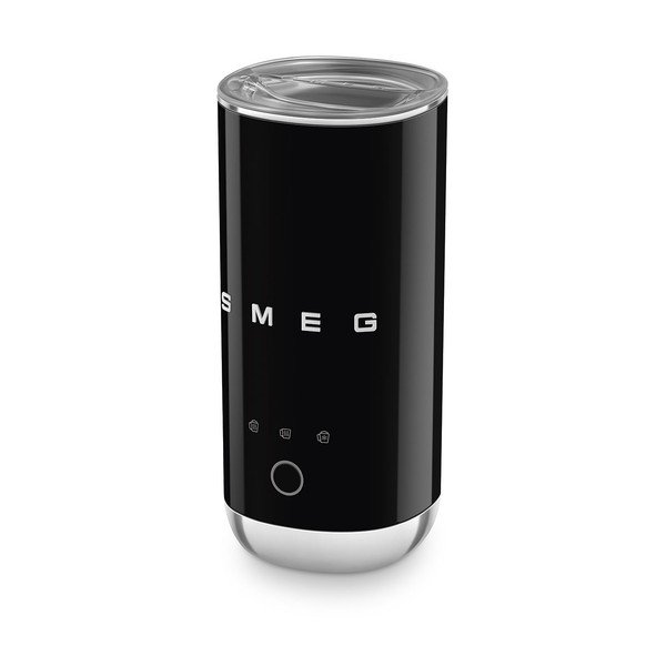 Must plastmassist elektriline piimavahustaja 120 ml - SMEG