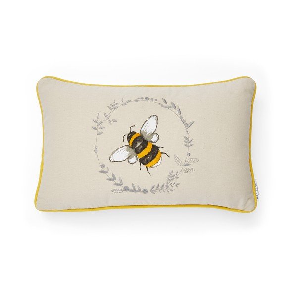 Kollane puuvillane dekoratiivpadi , 30 x 50 cm Bumble Bees - Cooksmart ®