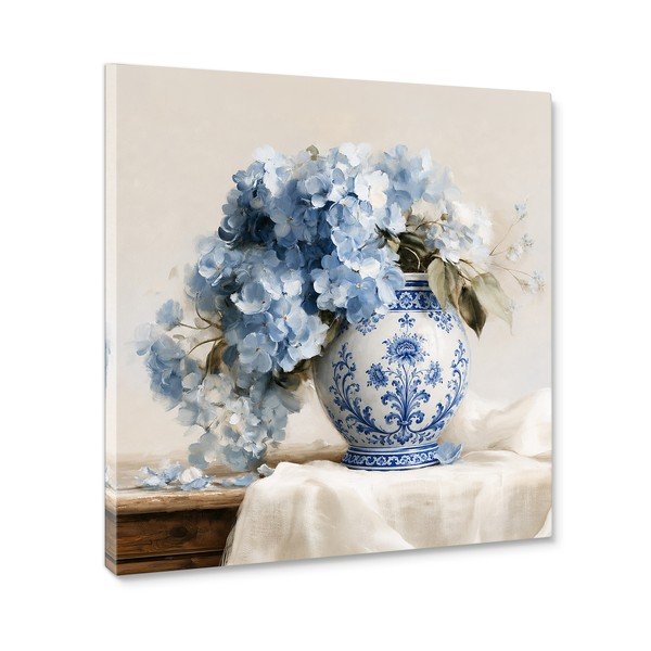 Trükitud pilt lõuendile 60x60 cm Porcelain Vase - Styler-image-3