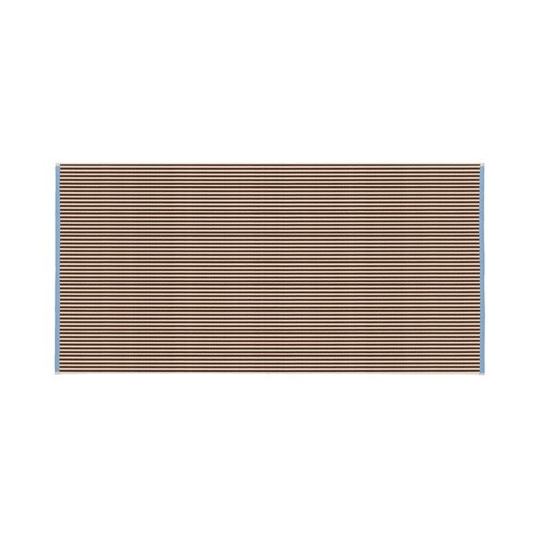 Pruun/kreemikas frotee puuvillane vannirätik 70x140 cm Gobo - noo.ma-image-2