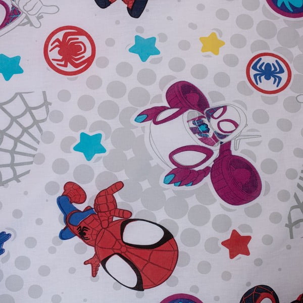 Sinine puuvillane laste üheinimese voodipesukomplekt 140x200 cm Spidey – Jerry Fabrics-image-4
