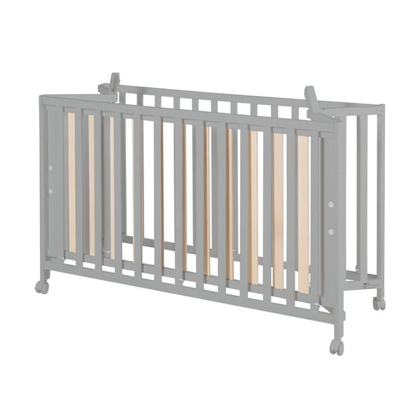 Ratastel kokkupandav hall võrevoodi 60x120 cm Fold up - Roba-image-2