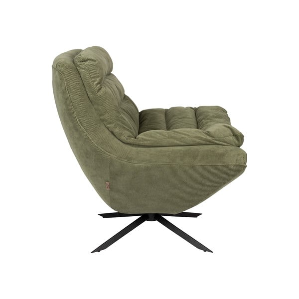 Roheline sametist tugitool Vince - Dutchbone-image-3