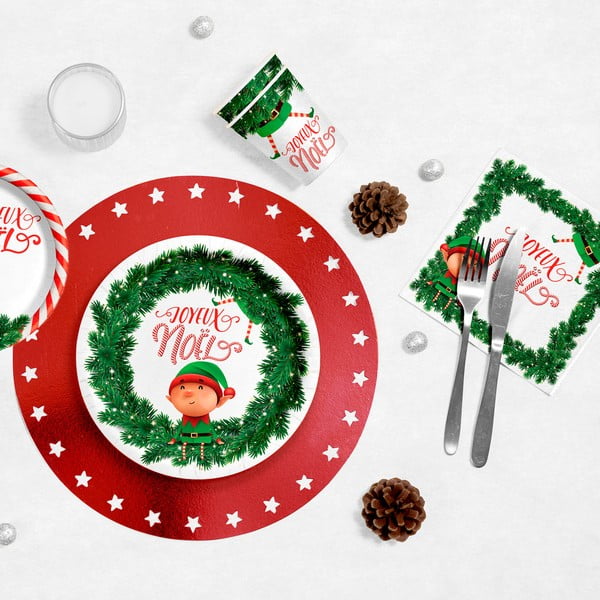 Salvrätikud komplektis 20 tk 33x33 cm Prankster Elf - Homéa-image-1