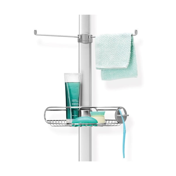 Hall teleskoopiline metallist vannitoa riiul - simplehuman-image-3