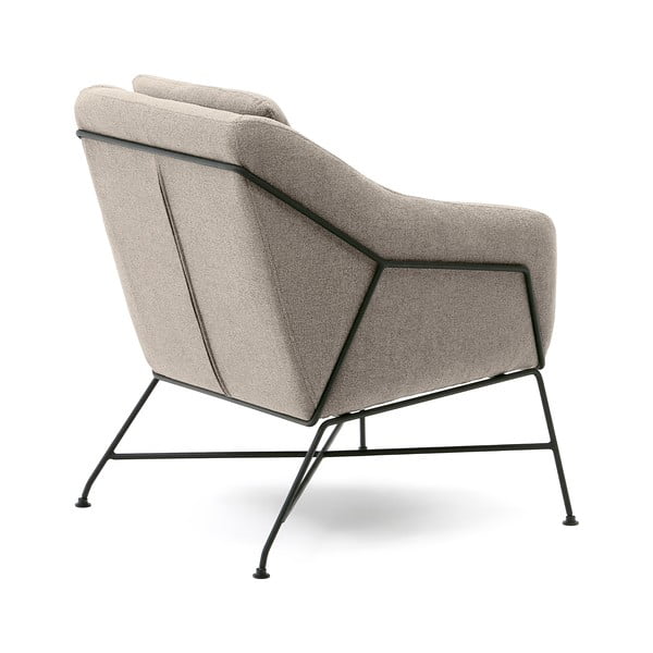 Beež tugitool Brida - Kave Home-image-4