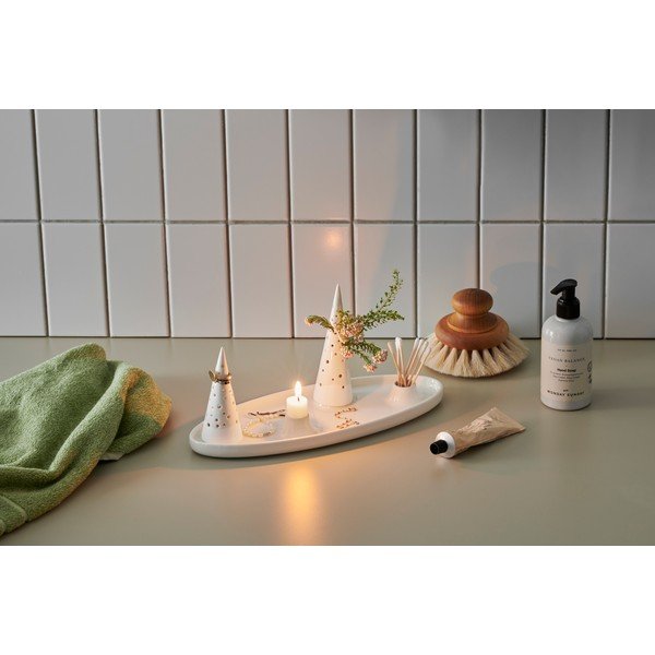 Portselanist jõulumotiiviga advendi küünlajalg Nobili – Kähler Design-image-3