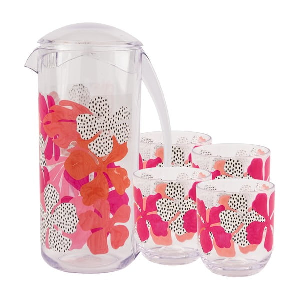 Roosa ja oranž piknikukann , 2 l - Navigate-image-3