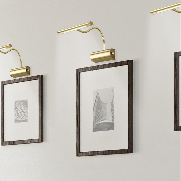 Painduva struktuuriga/hämardatav messingist värvi LED-seinavalgusti Curtis - Trio-image-1