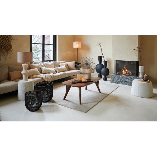 Tumeda naturaalse akaatsiapuidust kohvilaud 65x120 cm Quenza - Light & Living-image-2