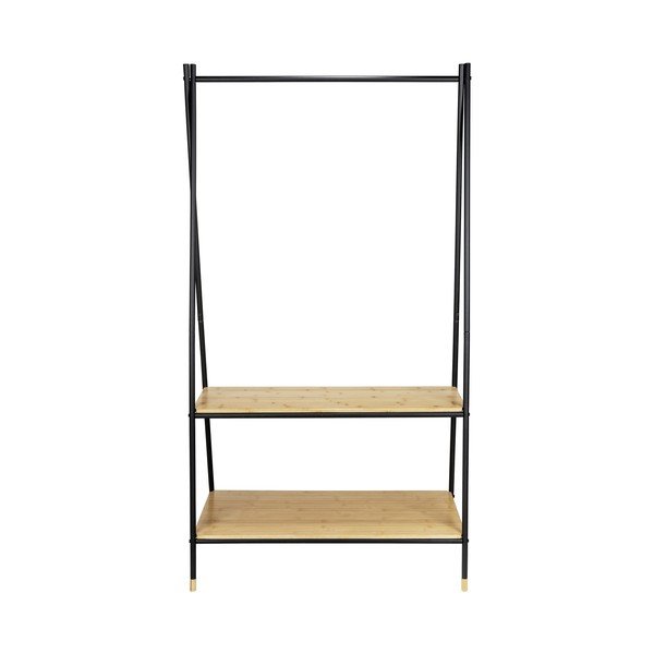 Must/loomulik metallist riietehoidja Loft - Wenko-image-3