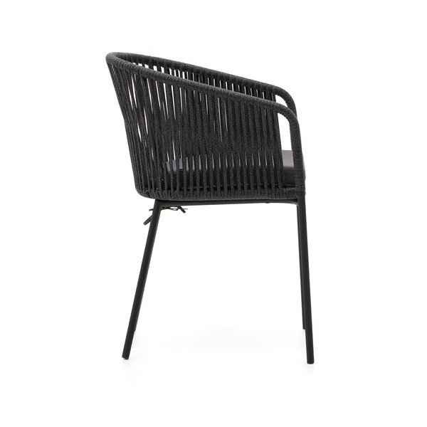 Must teraskonstruktsiooniga aiatool Yanet - Kave Home-image-3