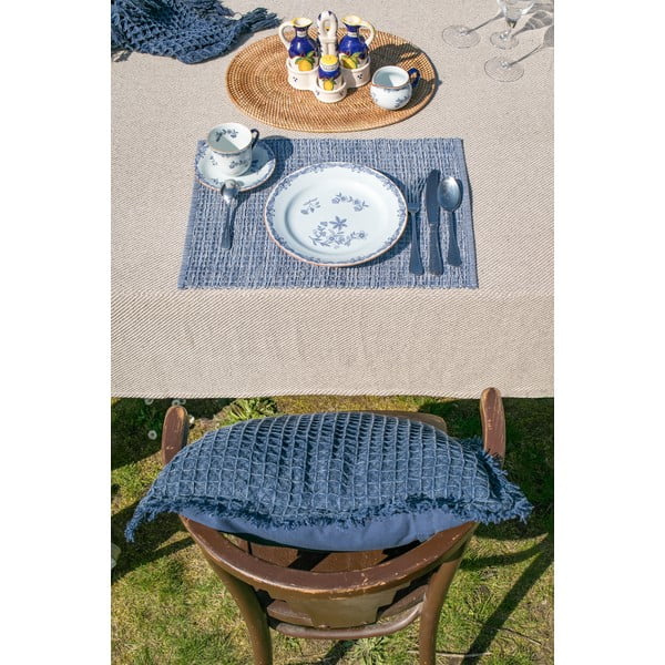 Roosa puuvillane dekoratiivpadi Waffle, 45 x 45 cm - Tiseco Home Studio-image-3