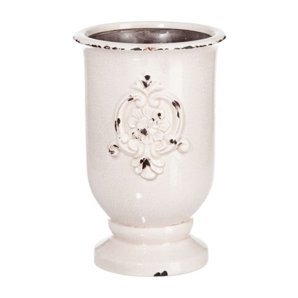 Váza Mediterran White, 19x19x29 cm