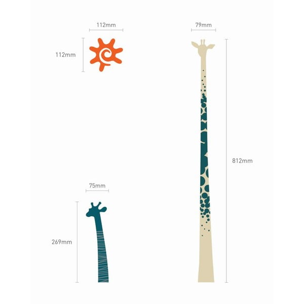 Seinakleebis Giraffe Queen of the Savane - Ambiance-image-2