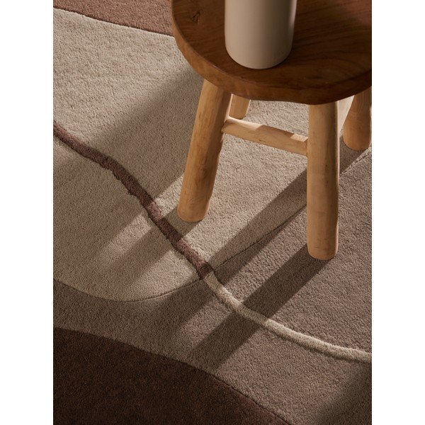 Pruun villane ümmargune vaip ø 160 cm Muse - Villeroy&Boch-image-3