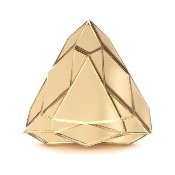Prsten Baguera Vectory Trilliant Gold, 1.7 cm