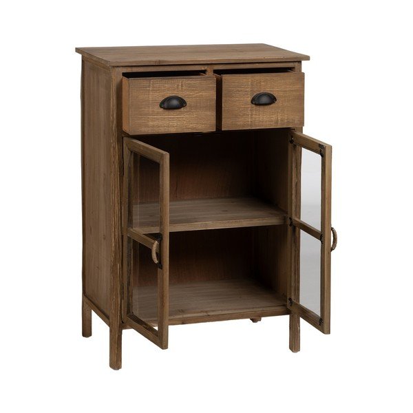 Kuusepuidust vitriinkapp  64x92,5 cm - Ixia-image-2