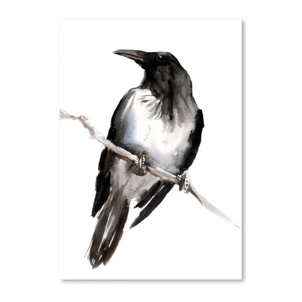 Autorský plakát Hooded Crow od Surena Nersisyana, 60 x 42 cm