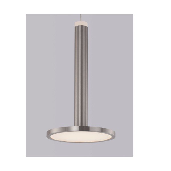 Metallist LED-ripplamp matt hõbedases värvitoonis, ø 15 cm Palencia - Nova Luce-image-4