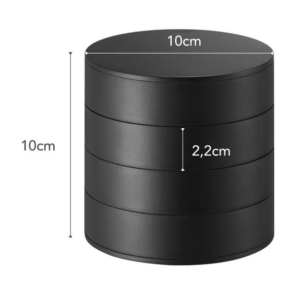 Musta värvi ehtekarp , ⌀ 10 cm Tower - YAMAZAKI-image-4