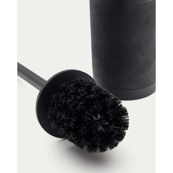 Must polüresiinist WC-hari Sisel - Kave Home-image-2