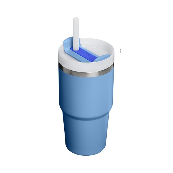 Sinine roostevabast terasest termospudel koos kõrrega 600 ml Quencher H2.O FlowState™ Tumbler Blue Sky - Stanley-image-2