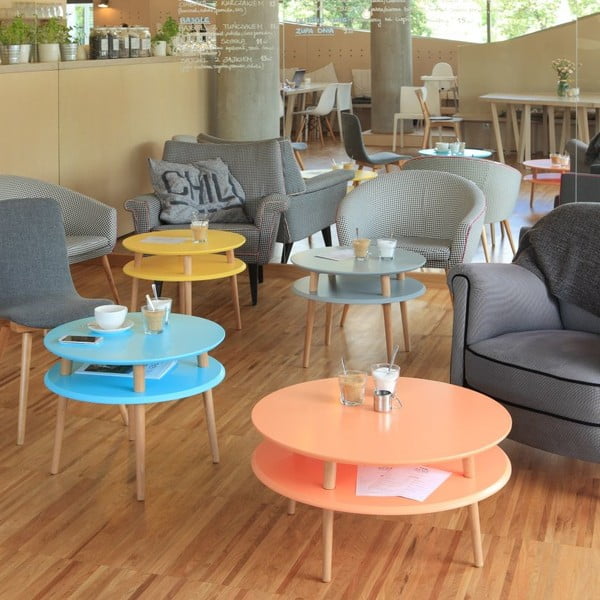 Graafiithall kohvilaud UFO, Ø 57 cm Ufo - Ragaba-image-3