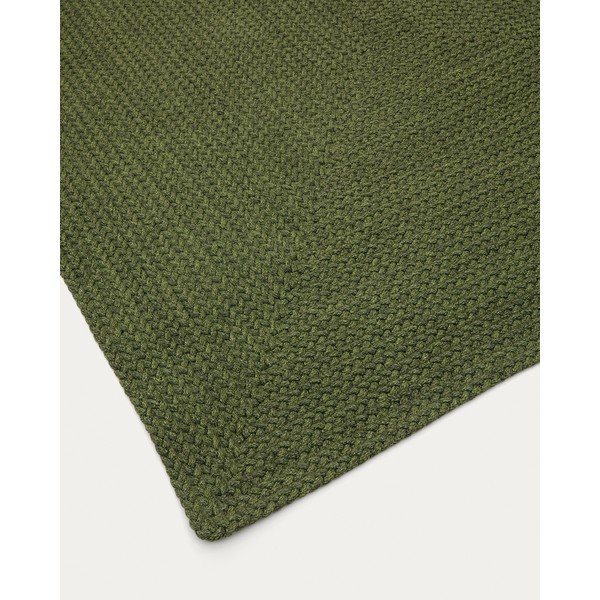 Roheline taaskasutatud kiududest sise- ja välisvaip 160x230 cm Despas - Kave Home-image-2