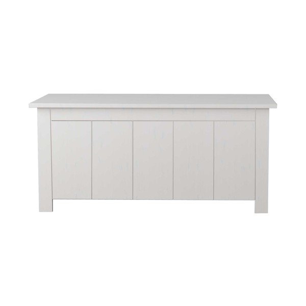 Valge männipuidust laegas 100x45 cm Bertram - Støraa