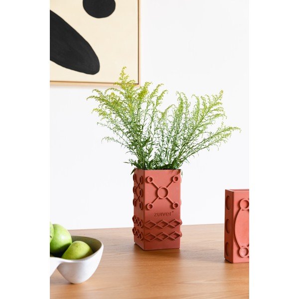 Oranž betoonist vaas Graphic - Zuiver-image-3