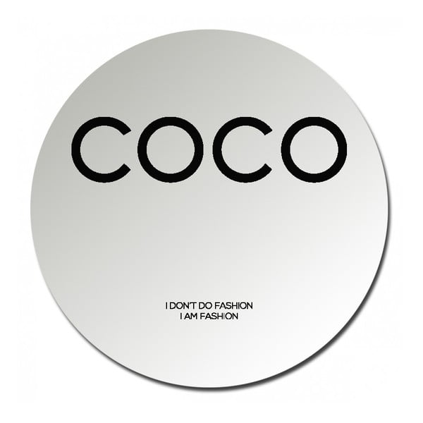 Ümmargune peegel Coco Chanel, ø 25 cm - Velvet Atelier