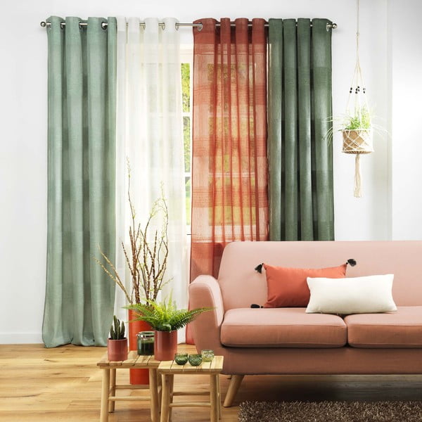 Roheline kardin 140x280 cm Terraza - douceur d'intérieur-image-4