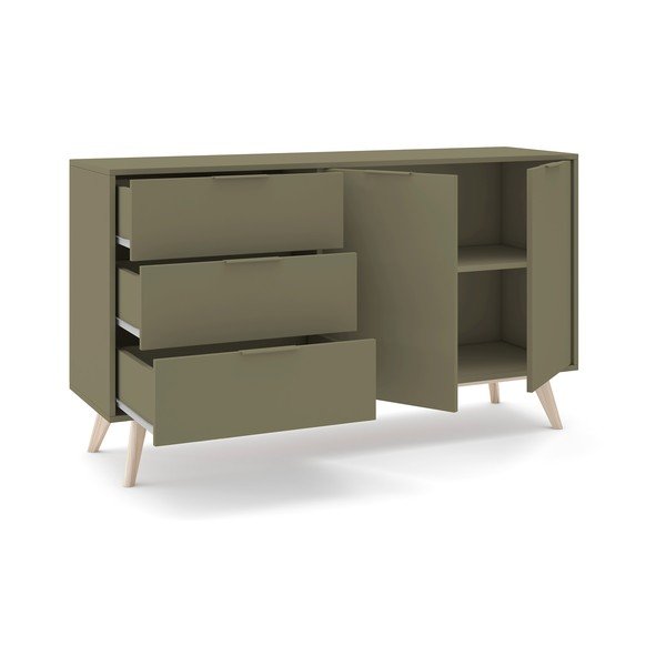 Roheline matt kummut 140x81x40 cm Campus - Marckeric-image-3