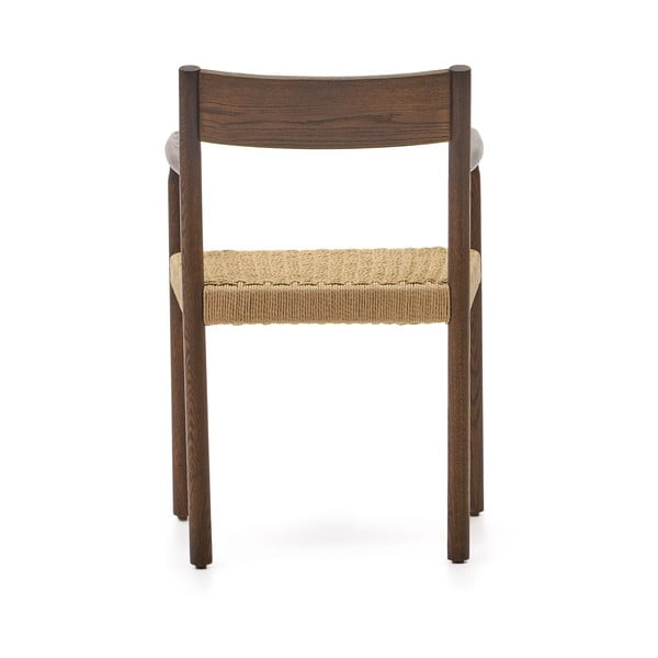 Pruun tammepuidust söögitool Yalia - Kave Home-image-4