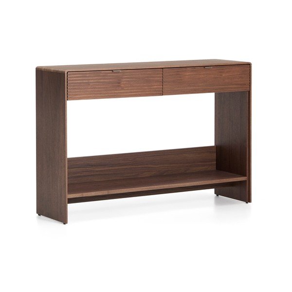 Tumeda naturaalse pähklipuust kummut 120x81x35 cm Norlen - Kave Home