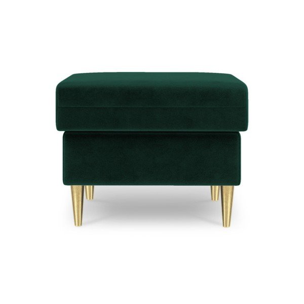 Zelený puf Mazzini Sofas Muguet, 60 x 45 cm-image-2