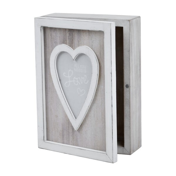 Úložný box s motivem srdce Ego dekor Heart, 13,5 x 19 cm