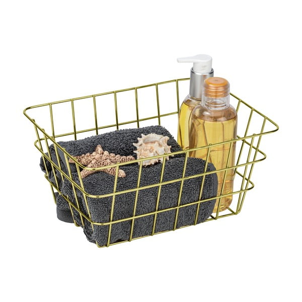 Kuldne metallist hoiukorv Viana - Wenko-image-4