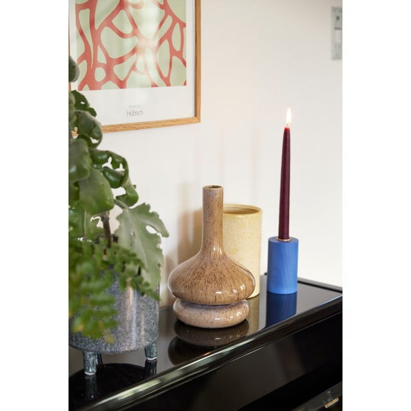 Beež keraamiline vaas Sand, kõrgus 24 cm - Hübsch-image-1