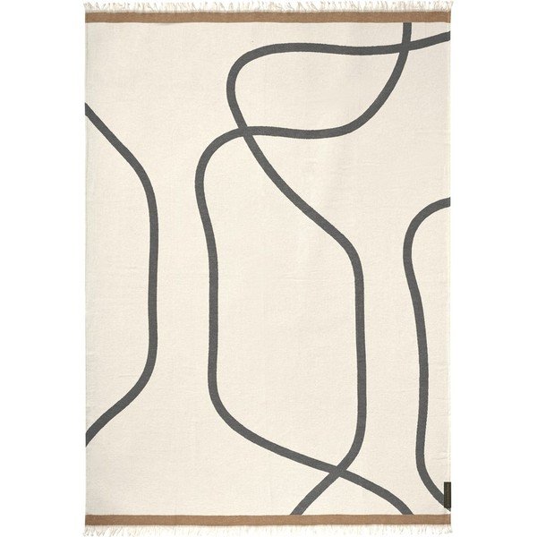 Kreem  tekk 130x175 cm Shadow - Mette Ditmer Denmark