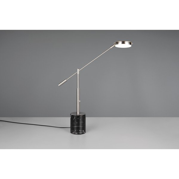 Must/hõbedane LED-lauavalgusti (kõrgus 65 cm) Fiore - Trio Select-image-2
