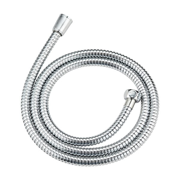 Voolikuga dušikäpp, läikiv hõbedane Basic Line - Wenko-image-3