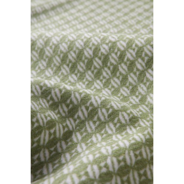 Roheline pleed puuvilla seguga 140x180 cm Nilo – Euromant-image-2