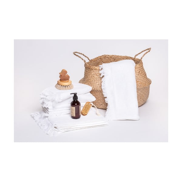 2 valge 100% puuvillasest rätikuga komplekt, 50 x 90 cm - Bonami Selection-image-3