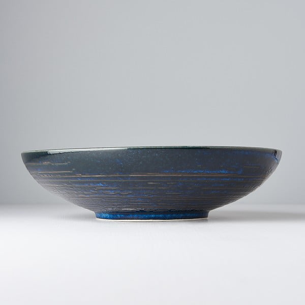 Sinine keraamiline serveerimiskauss Swirl, ø 28 cm Copper - MIJ-image-1